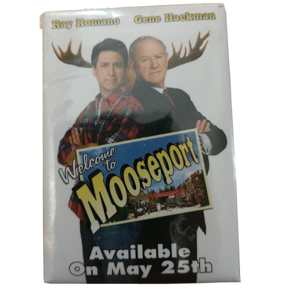 Welcome to Mooseport DVD Promo Movie Button Badge Pin Pinback Ray Romano Gene